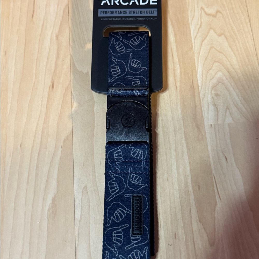 Arcade Midnight Blue Shaka Performance Stretch Belt